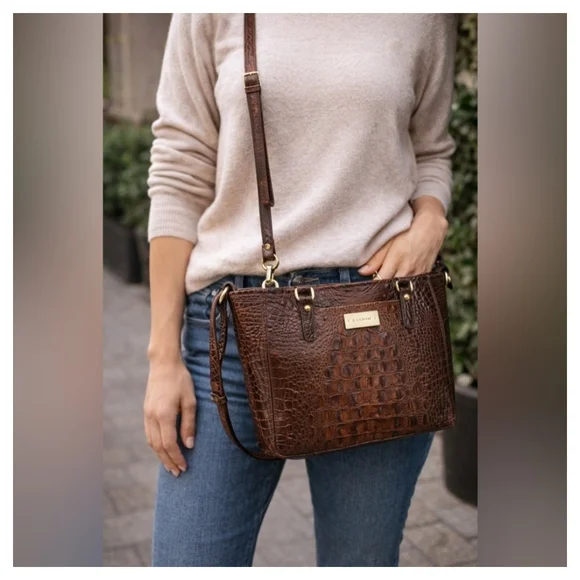 Brahmin Mini Asher Convertible Melbourne Crossbody Bag - Picture 15 of 15